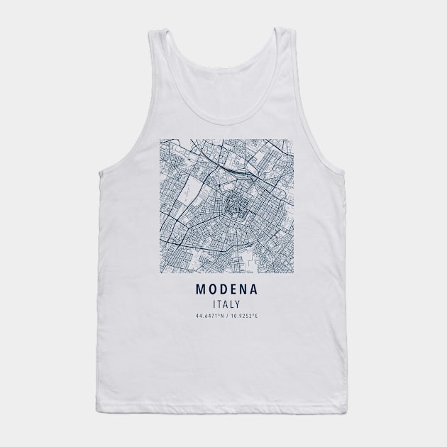 modena simple map Tank Top by boy cartograph